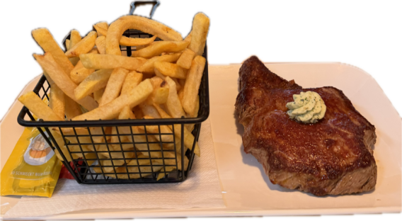 Saftiges Entrecôte vom Grill, zart und aromatisch